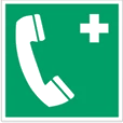 Znak: Telefon Alarmowy