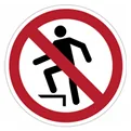 Znak: Zakaz Chodzenia Po Powierzchni