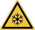 Znak: Niska Temperatura Warunkami Zamarzania